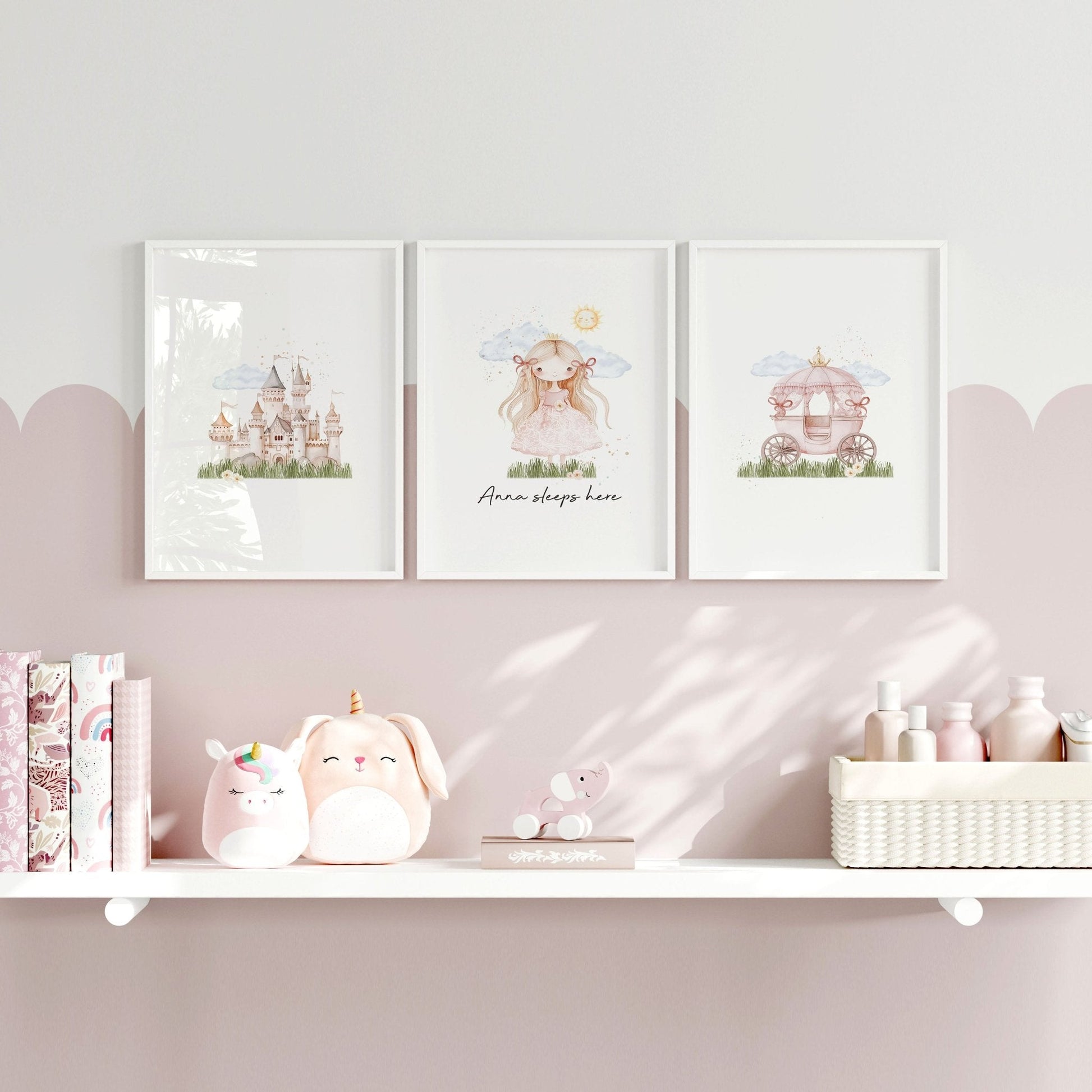 Wall Art Childrens Room | Set of 3 wall art prints