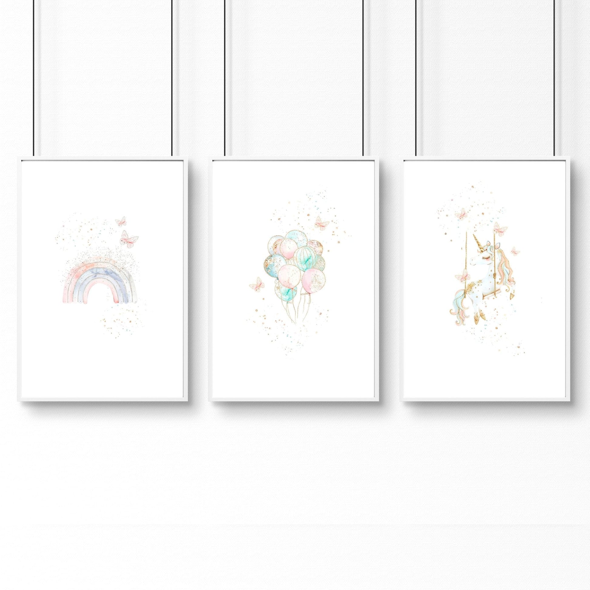 Wall Art For A Nursery | Set of 3 wall art prints