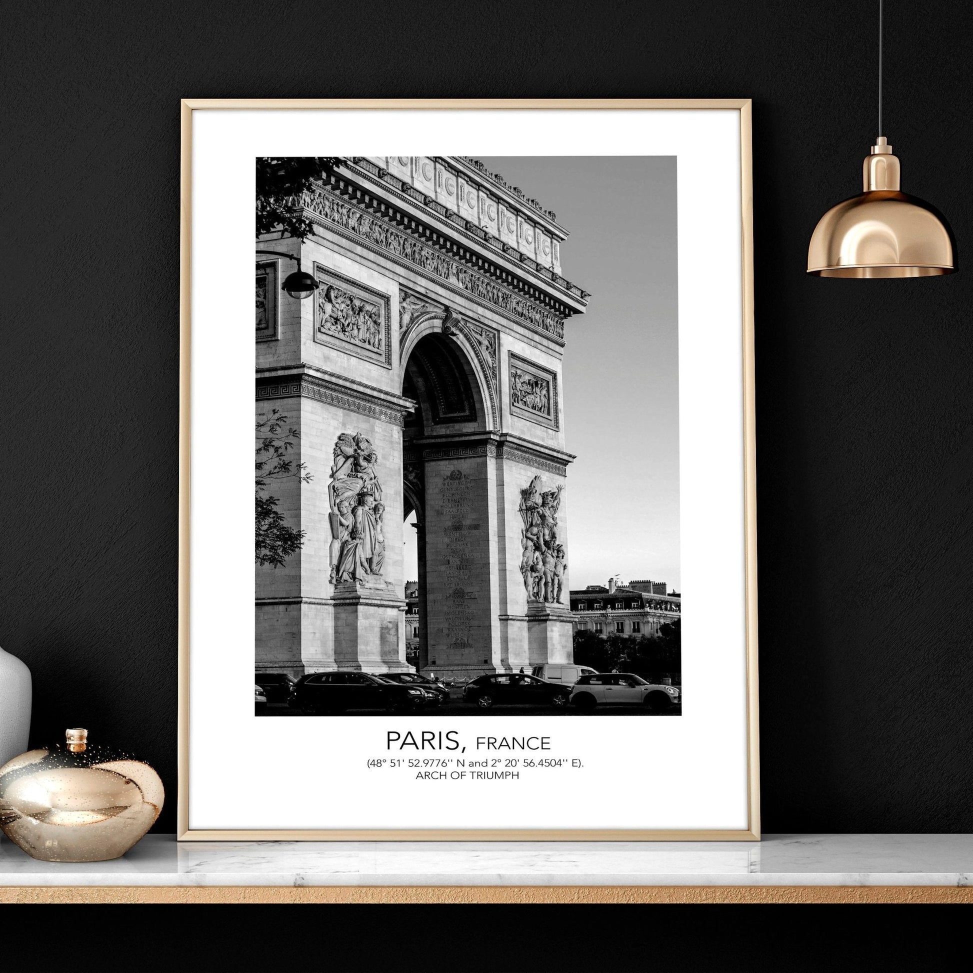 Wall art of Paris | set of 3 framed wall art prints
