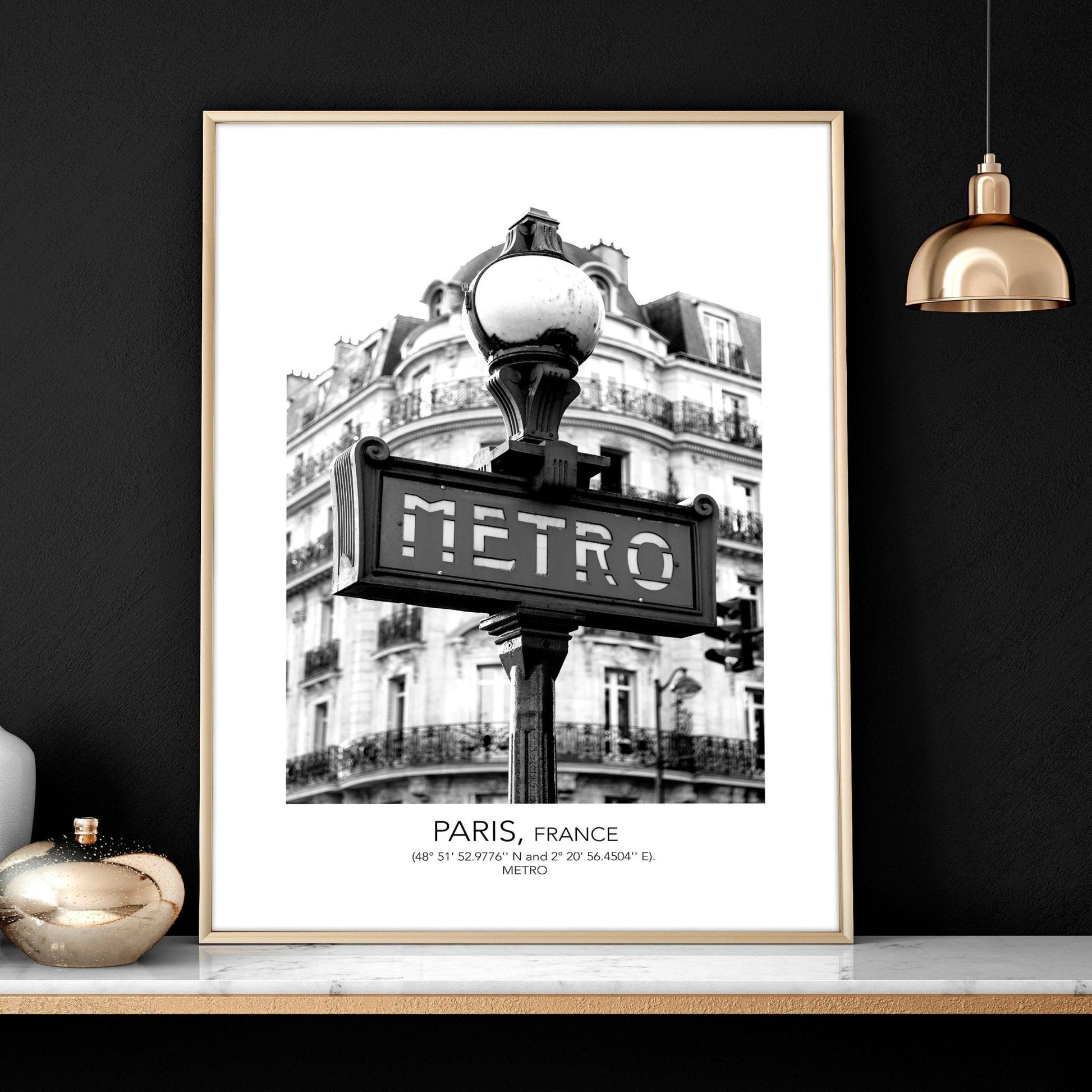 Wall art of Paris | set of 3 framed wall art prints