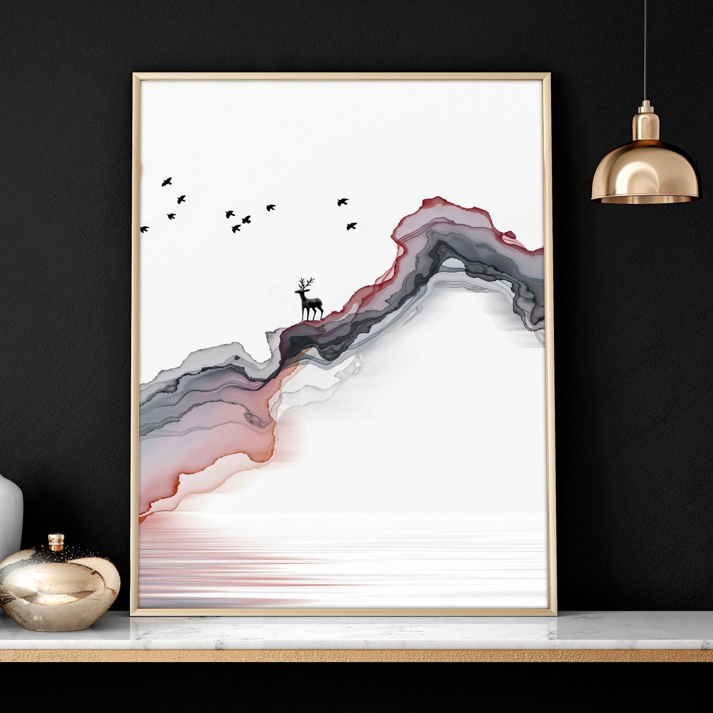 Zen room design | set of 3 wall art prints