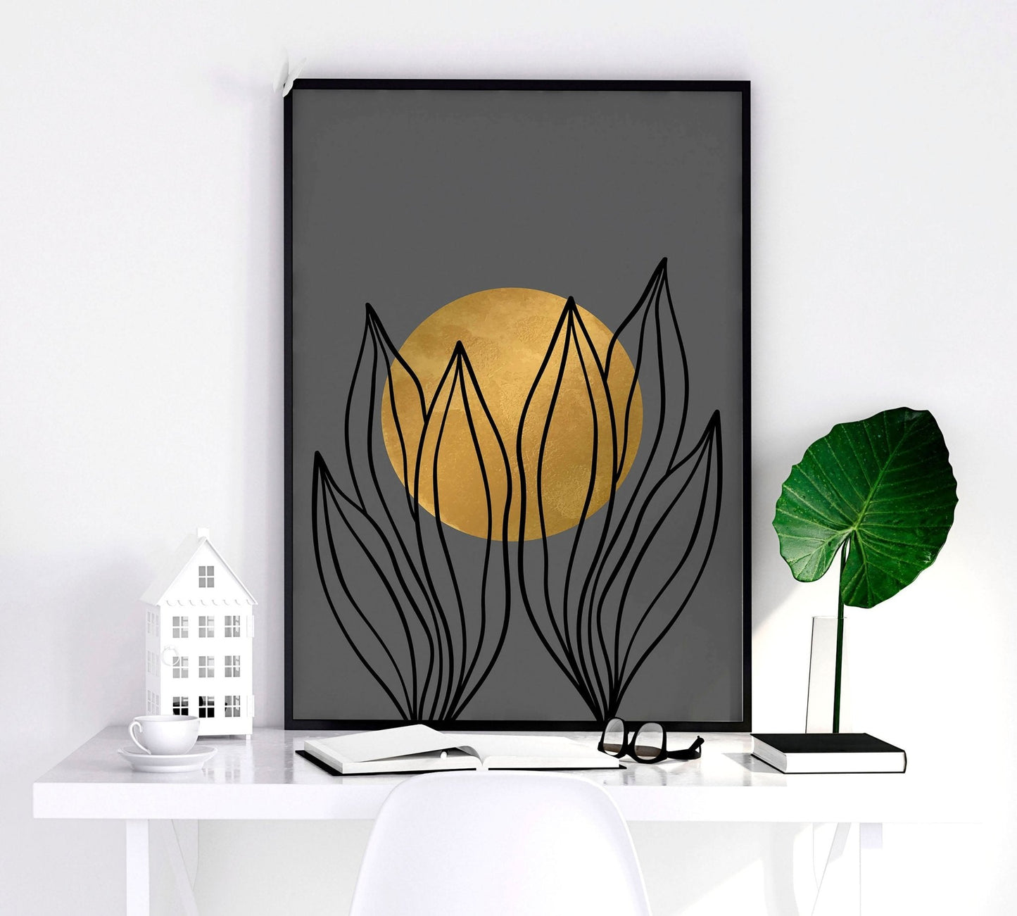 Pictures for the hallway | set of 3 framed wall art prints