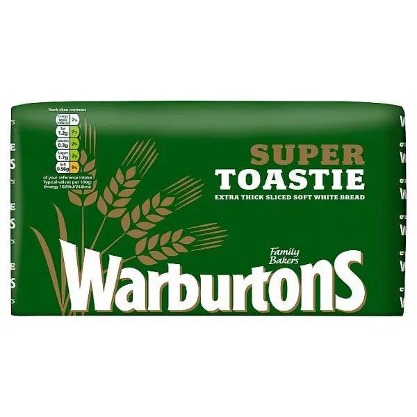 Warburtons Super Toastie Extra Thick White 800g