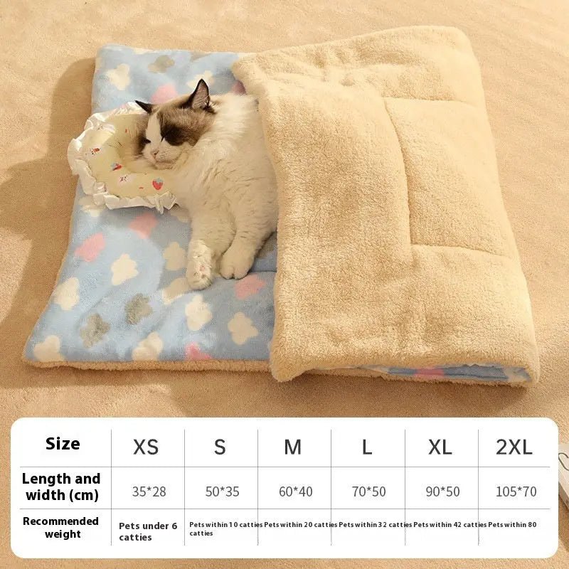 Warm Cat Mat Sleeping Blanket Stepping On Milk Cushion