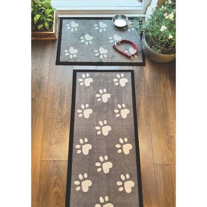 Dog Themed Washable Mat and Runner