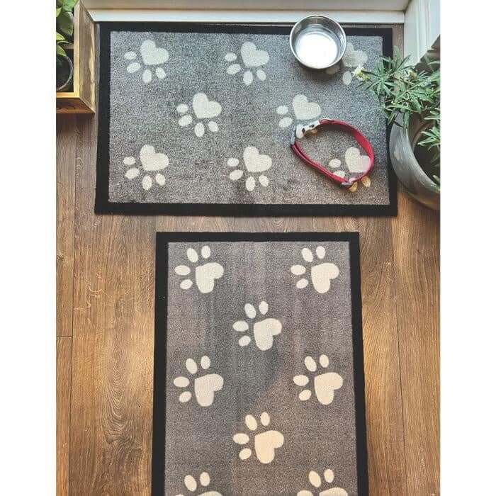 Dog Themed Washable Mat and Runner