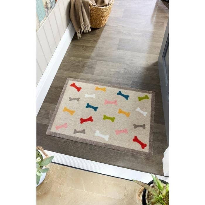 Dog Themed Washable Mat and Runner