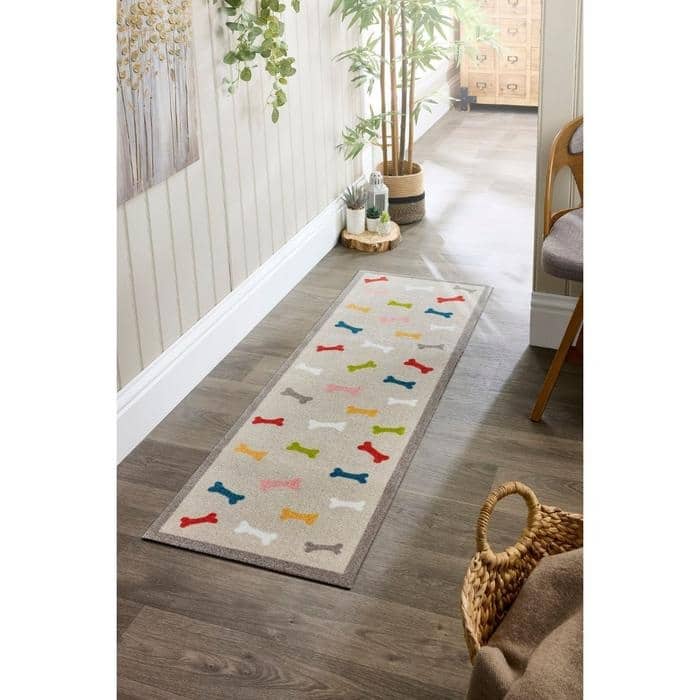 Dog Themed Washable Mat and Runner