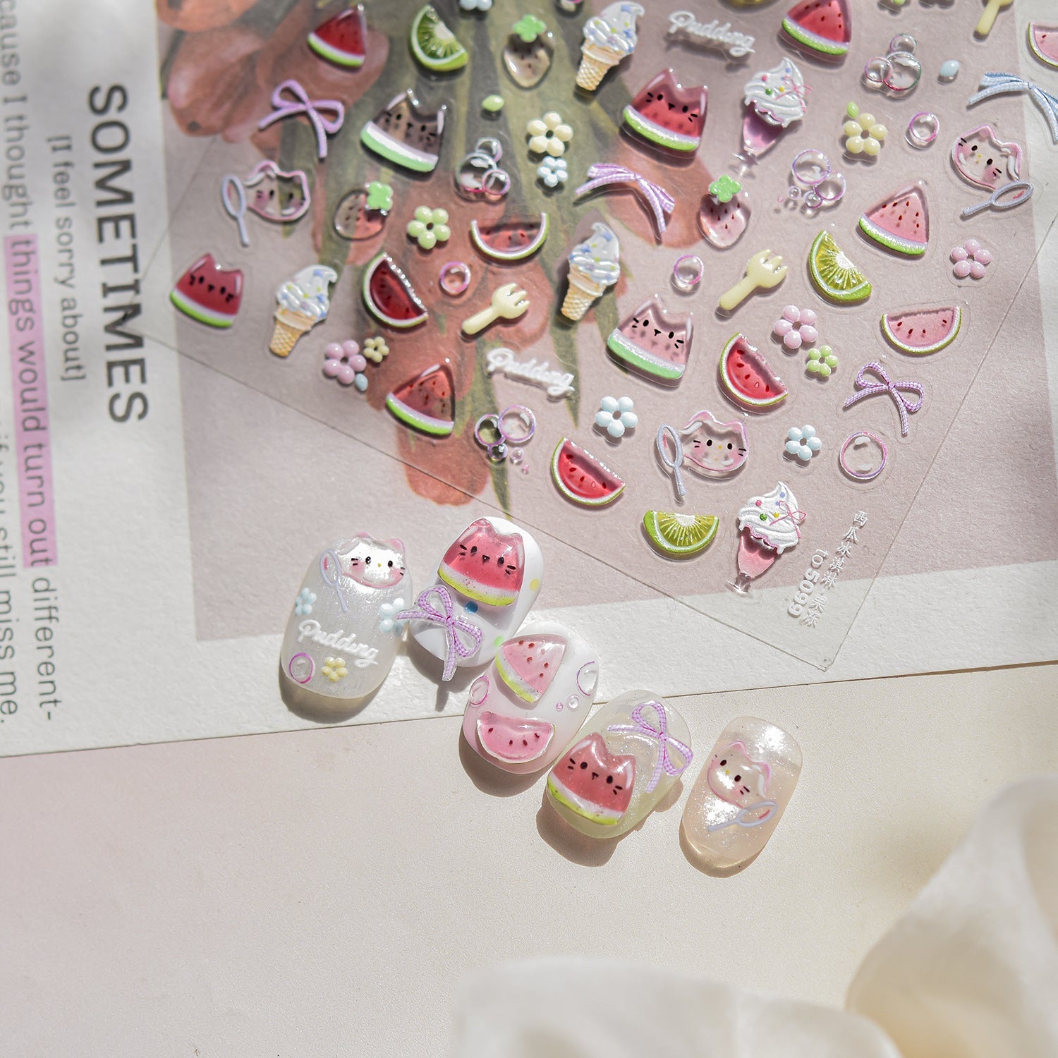 Hello Claws | Summer Holiday Nail Deco Sticker