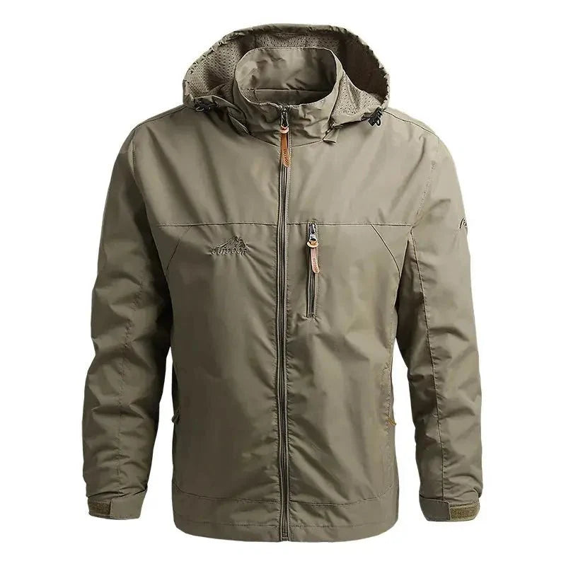 Waterproof Tactical Windbreaker Jacket – Lightweight Hooded Outdoor Gear (S-5XL)