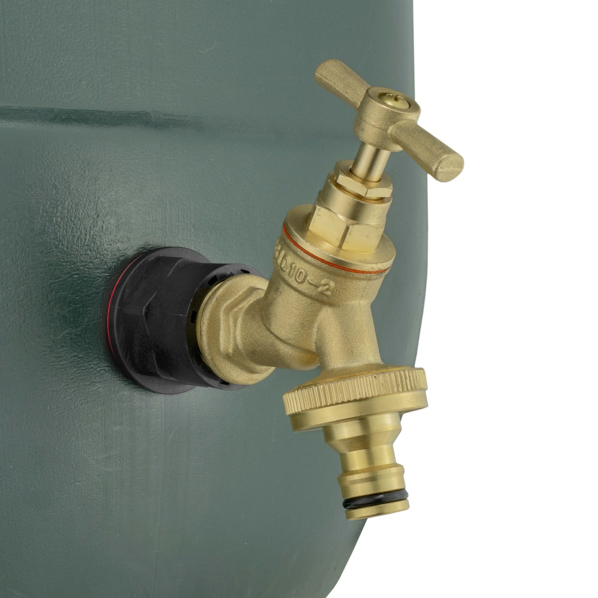 Water Butts Kit 1/2in with Brass Tap and Snap On and Drill Bit Hose Pipe Fitting