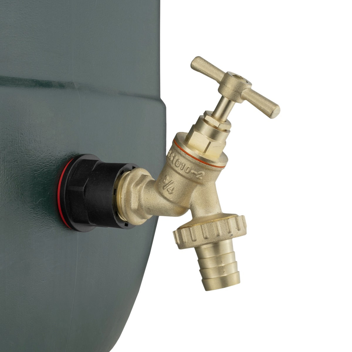 Water Butts Kit 3/4in With Brass Tap and Drill Bit Lawn Sprinkler Barb Connector