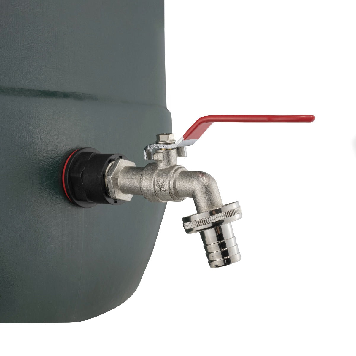 Water Butts Kit 3/4in with Lever Tap 3/4in Barb Outdoor Watering Kit Tap Adapter