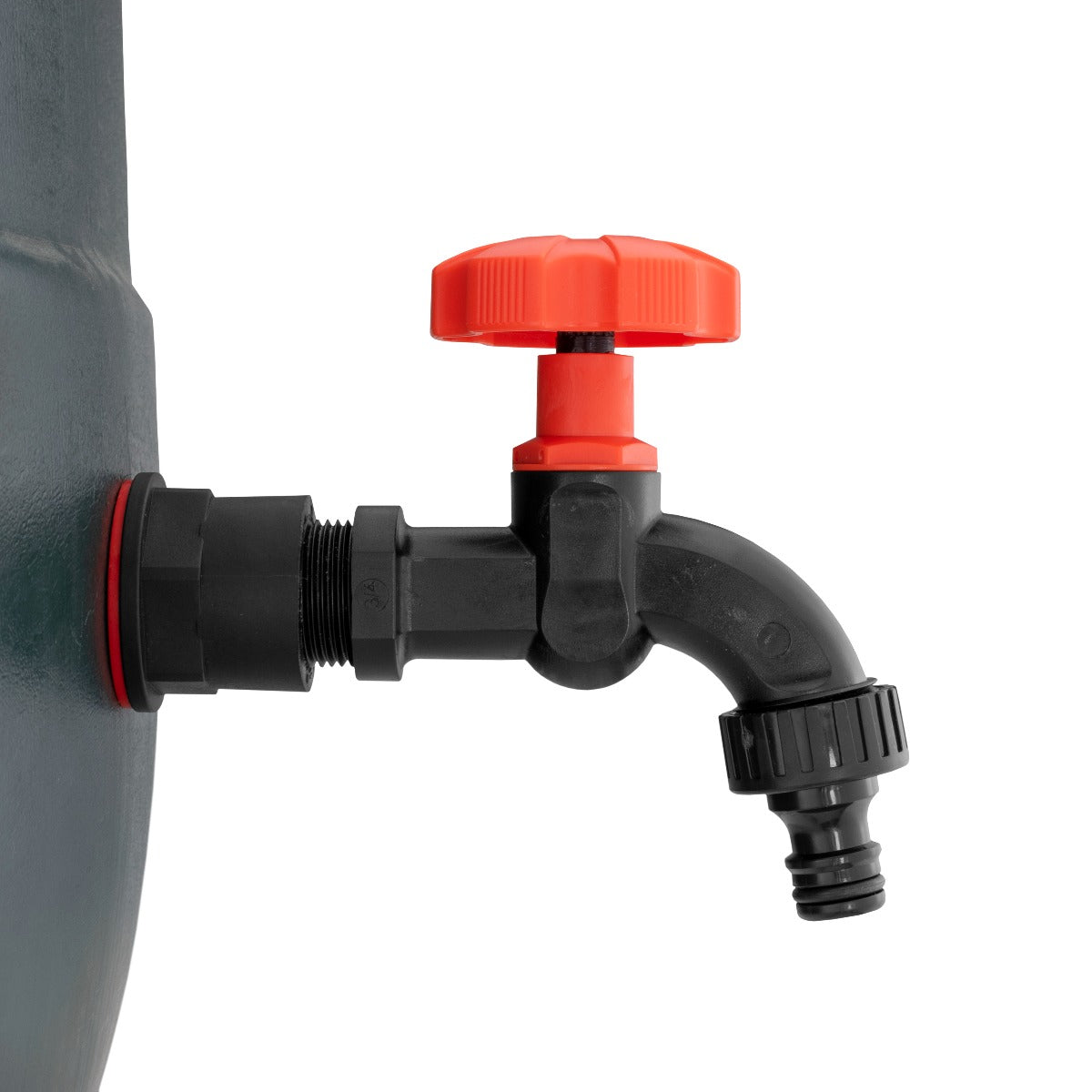 Water Butts Kit 3/4in PP Black Tap DIY Workshop Accessory Pipe and Water Fitting