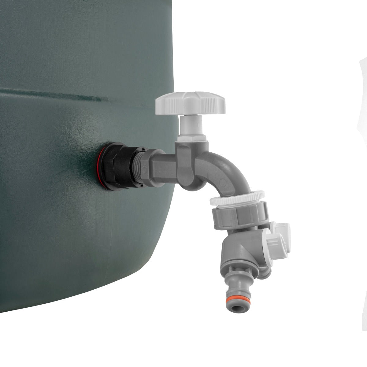Water Butts Kit 3/4in PP WL Tap and Tap Splitter and Drill Bit Hose Pipe Fitting