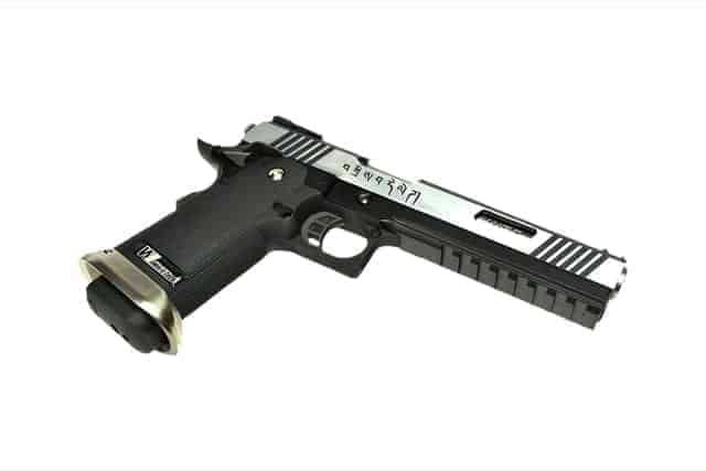 WE Hi-Capa Force T-Rex 6” GBB Silver