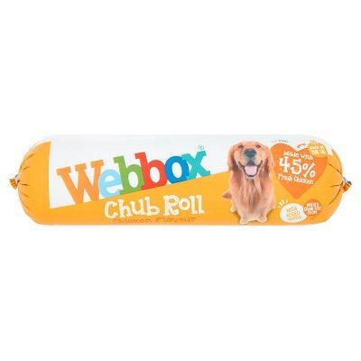 Webbox Chub Roll Adult Chicken 720g - Case of 15