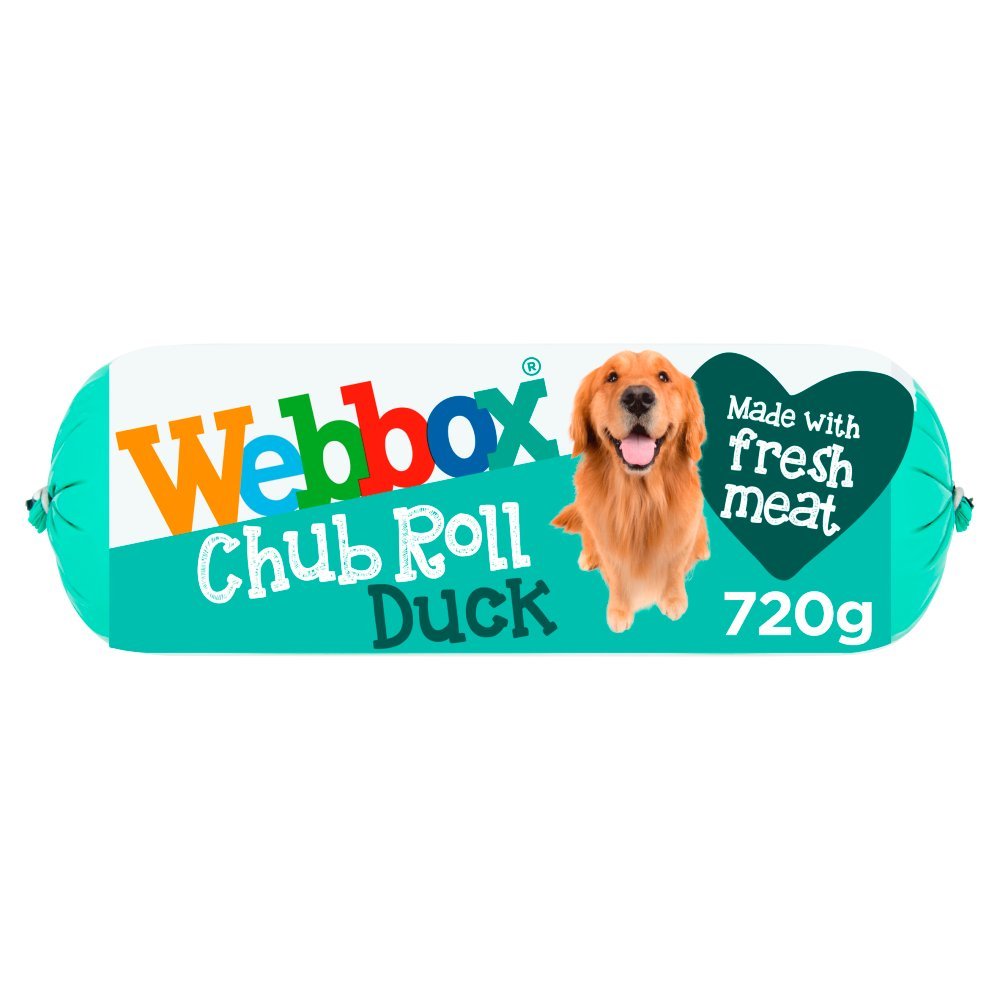 Webbox Chub Roll Duck Flavour 1-7 Years 720g (Case of 15)