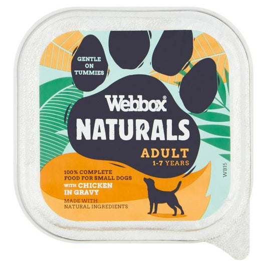 Webbox Naturals Dog Adult Chicken in Gravy 150g - Case of 11