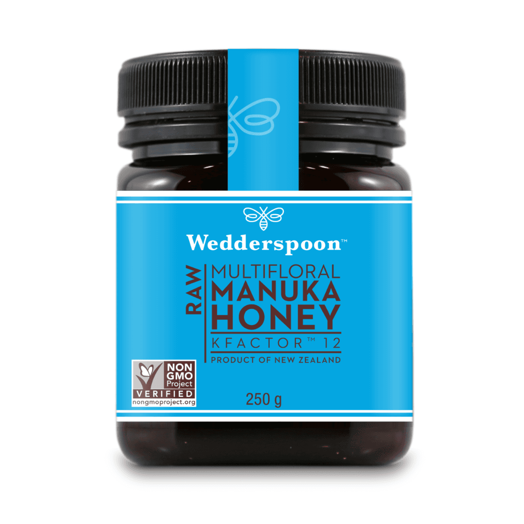 Wedderspoon Raw Manuka Honey KFactor 12+ – 250g
