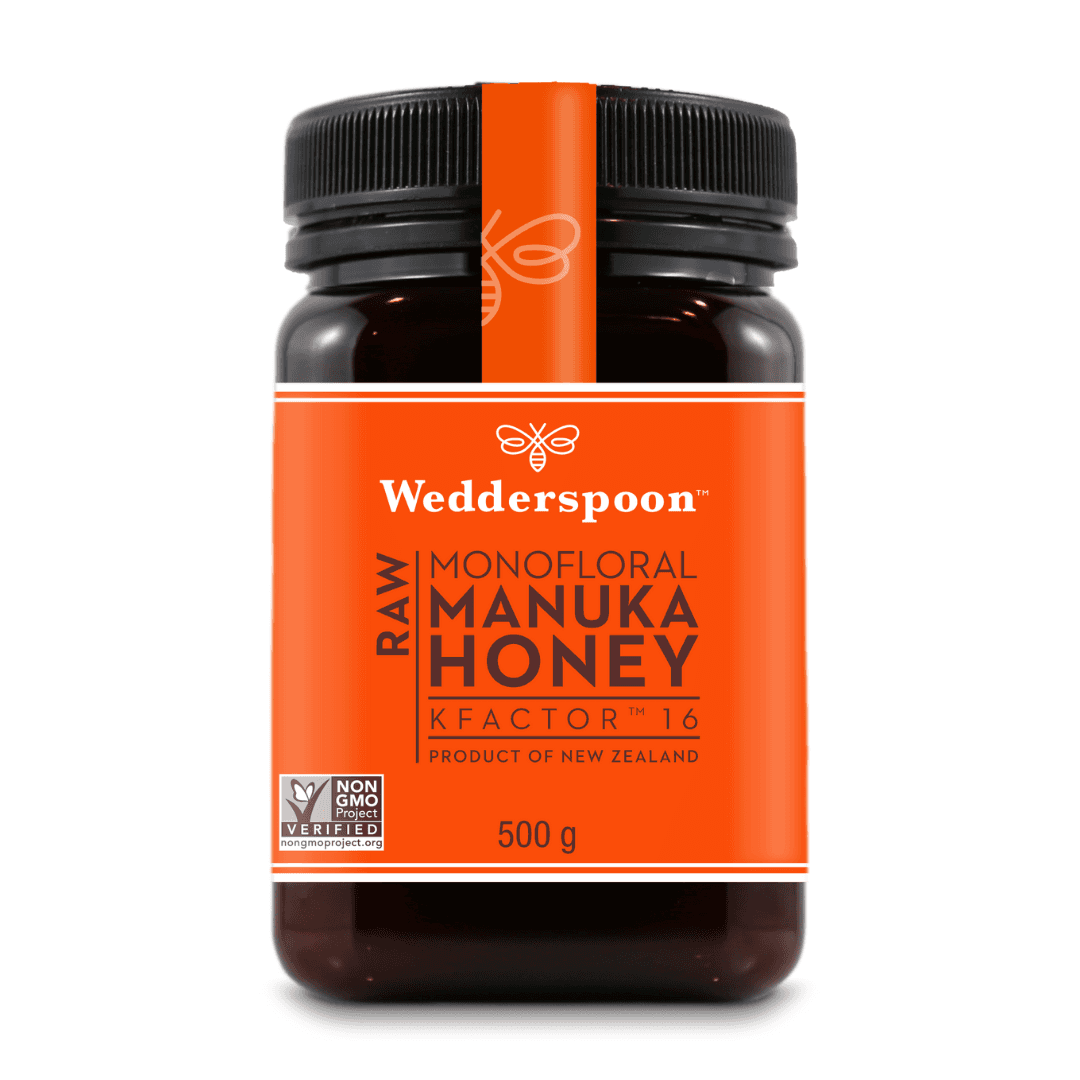 Wedderspoon Raw Manuka Honey KFactor 16+ – 500g
