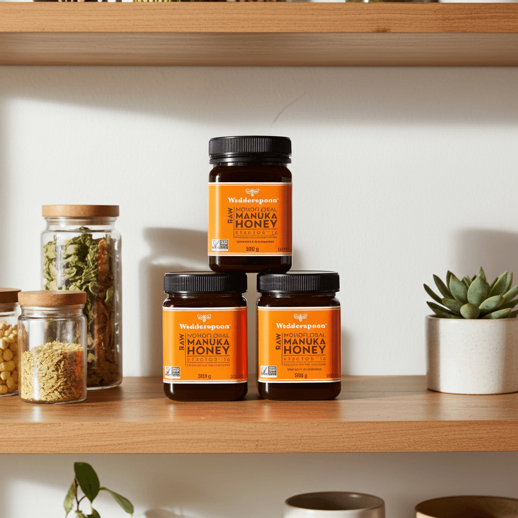 Wedderspoon Raw Manuka Honey KFactor 16+ – 500g