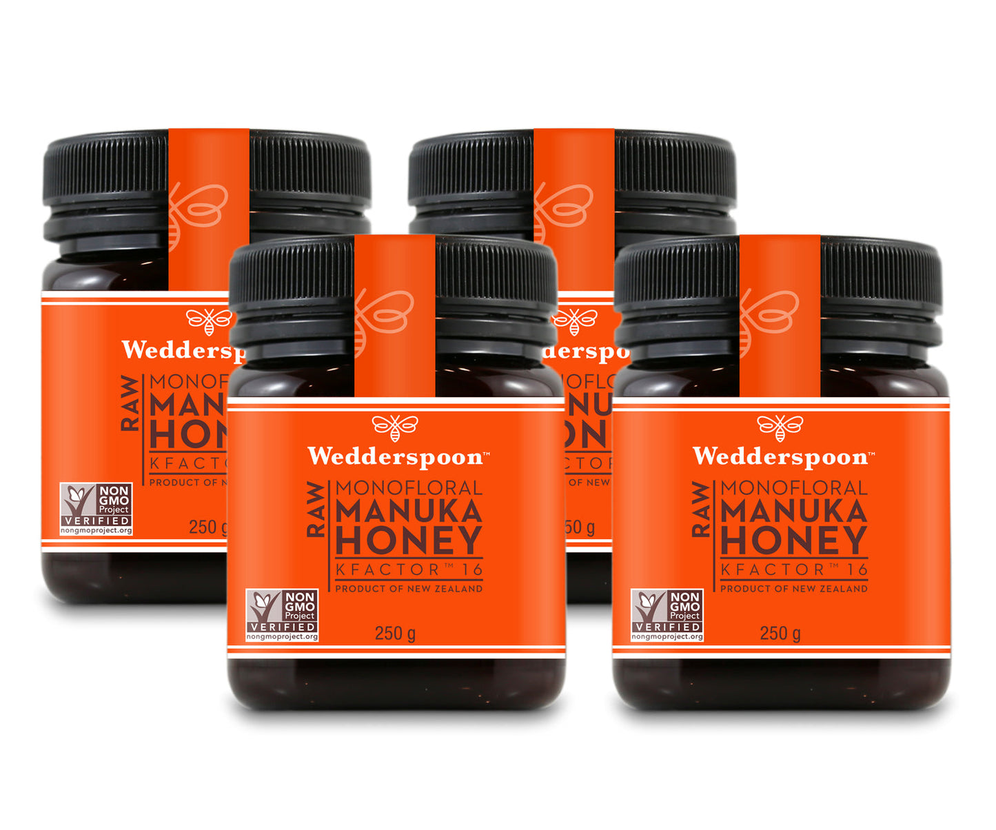 Wedderspoon Raw Manuka Honey KFactor 16+ – 500g