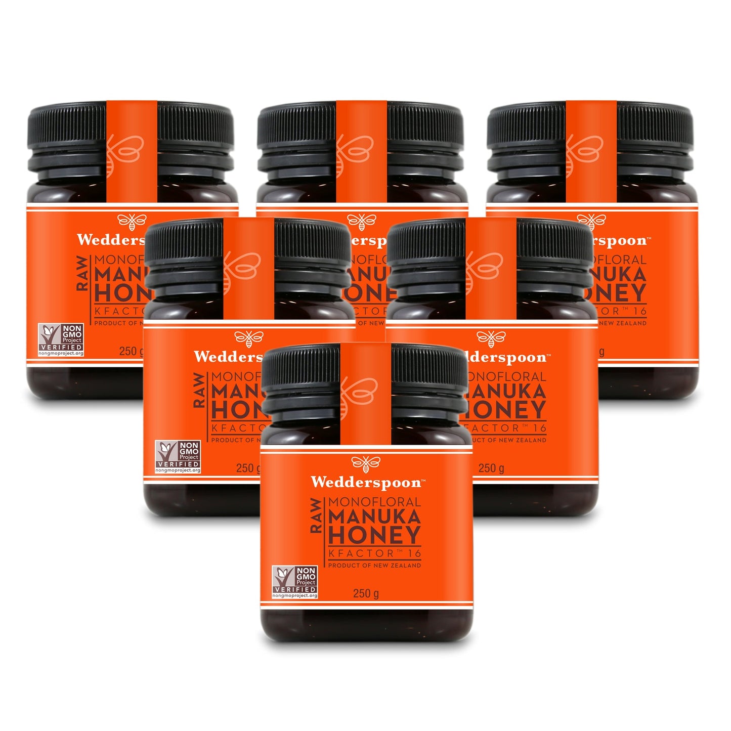 Wedderspoon Raw Manuka Honey KFactor 16+ – 500g