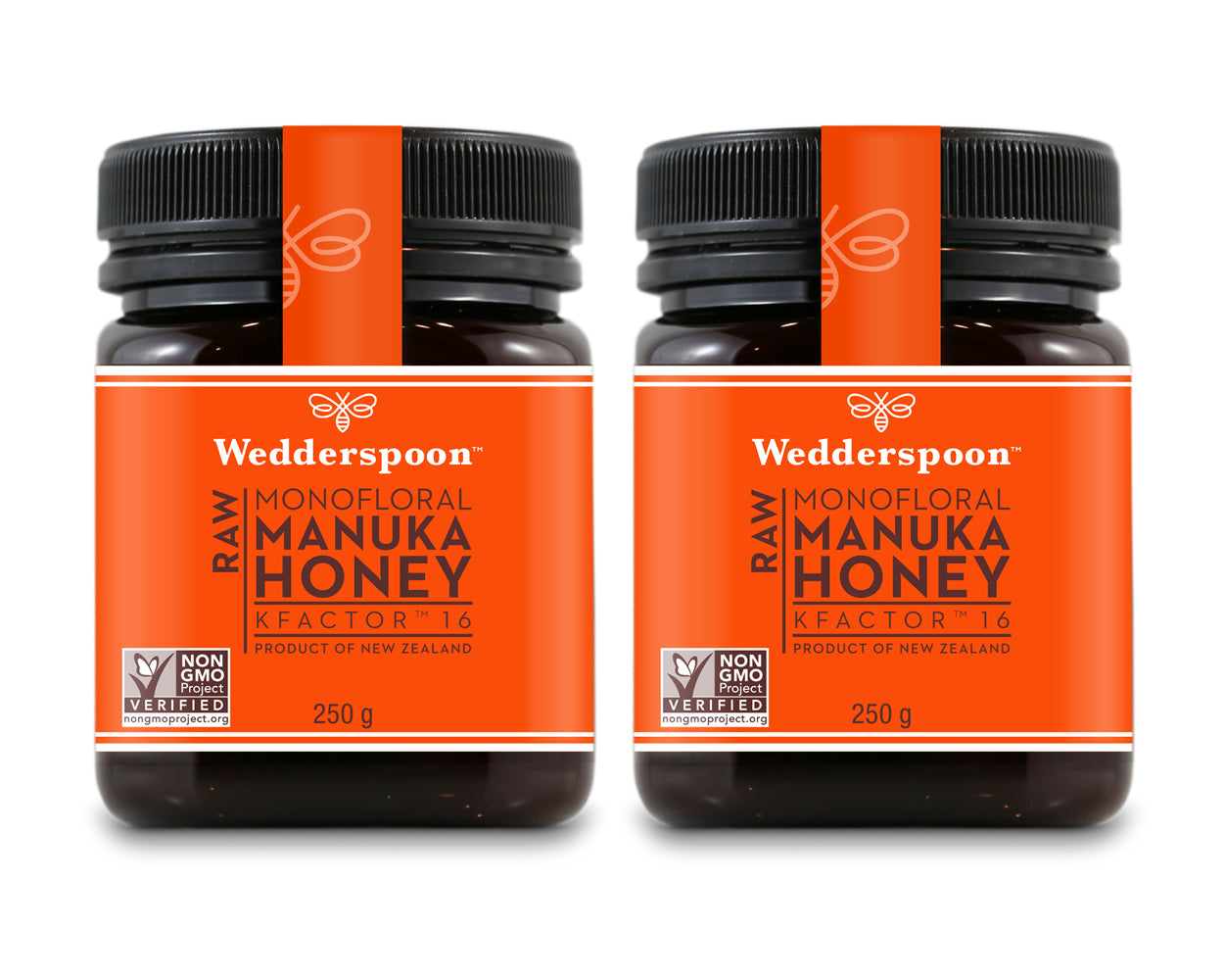 Wedderspoon Raw Manuka Honey KFactor 16+ – 500g