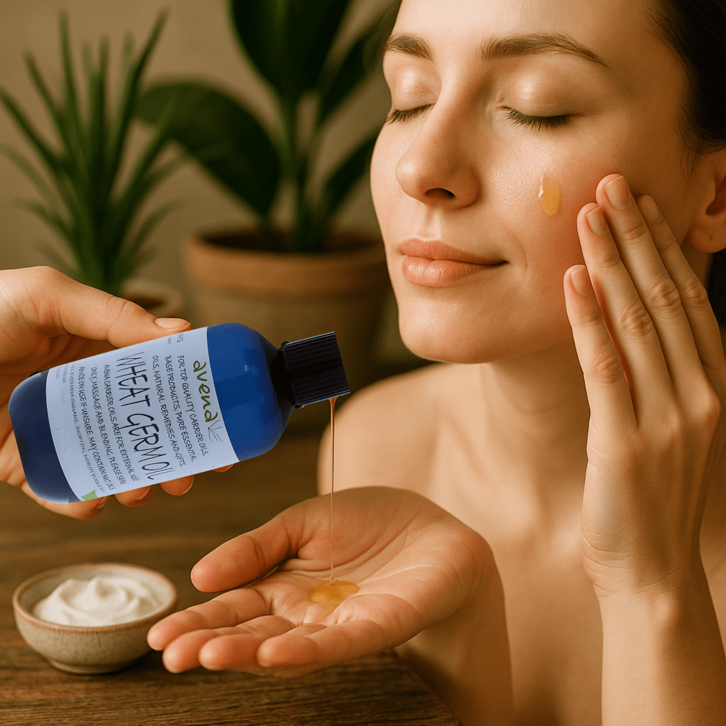 Wheat Germ Oil – Pure Natural Vitamin E Carrier Oil for Skin, Hair, Massage