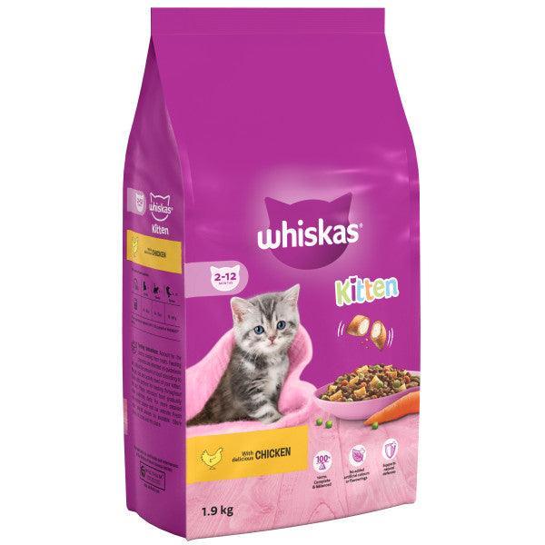 Whiskas Dry 2-12 Mth Kitten Chick 1.9kg