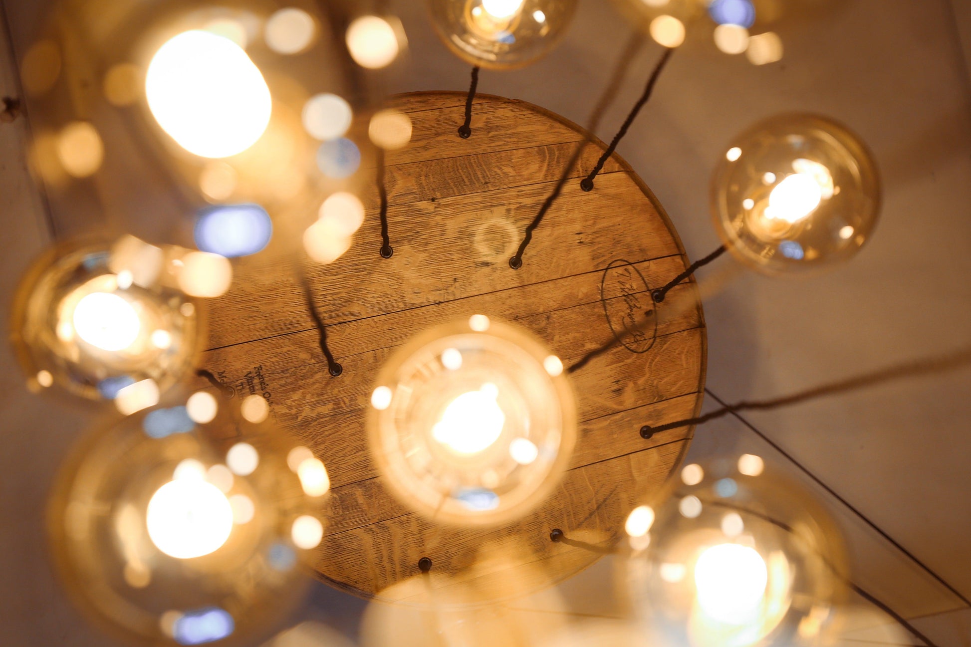 Whiskey Cascade Chandelier 15 lamp holders