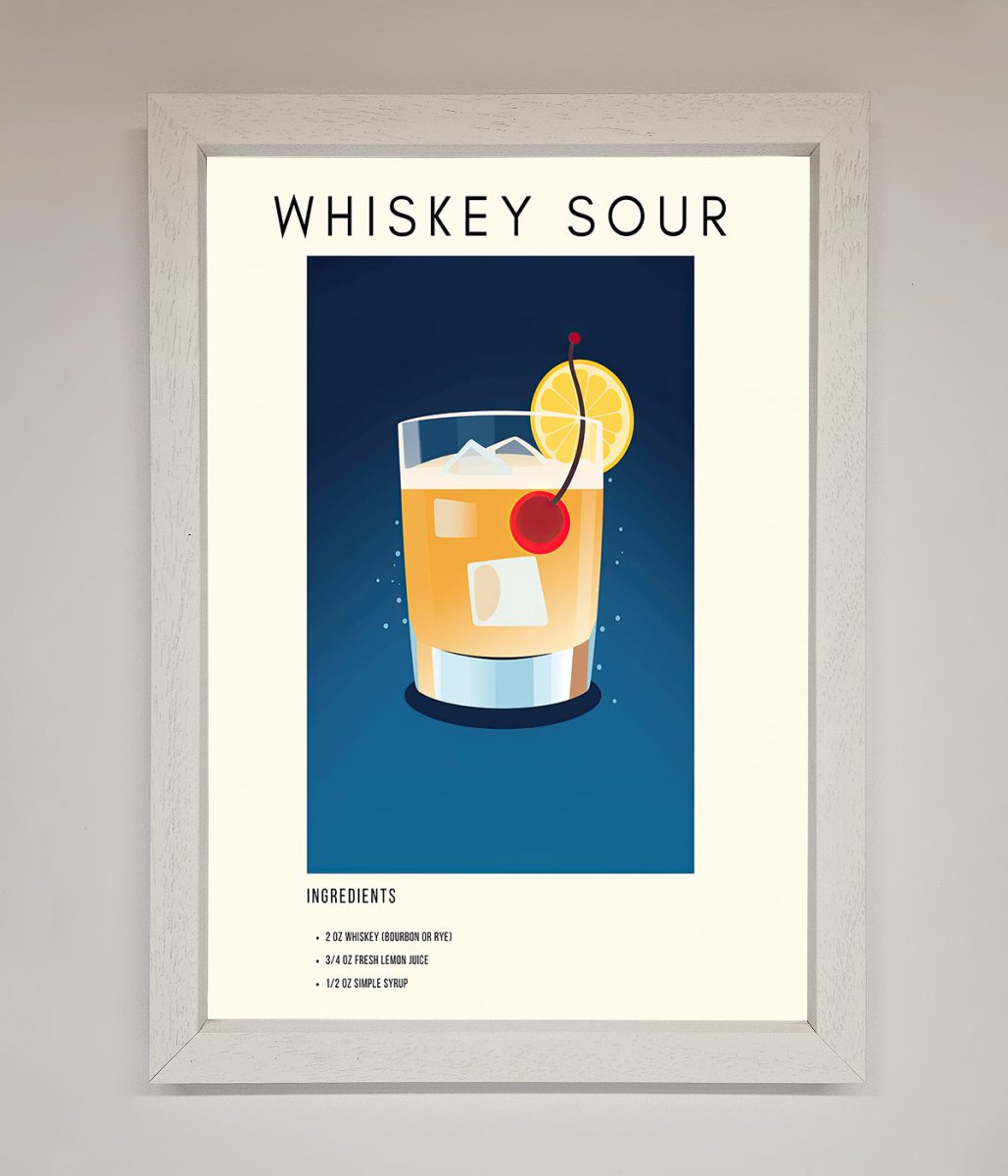 Whiskey Sour Framed Poster
