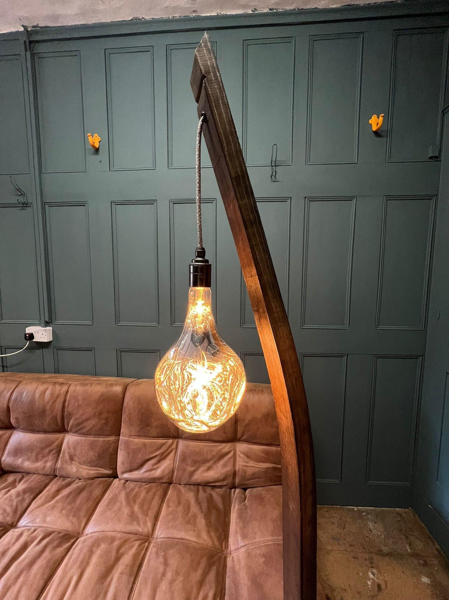 Whiskey Stave Standard Lamp