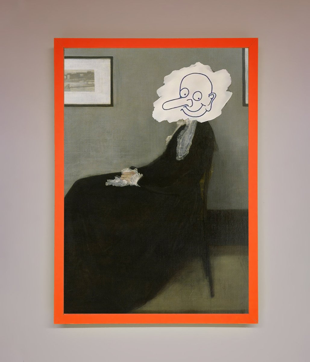 Whistlers Mother Framed Wall Art