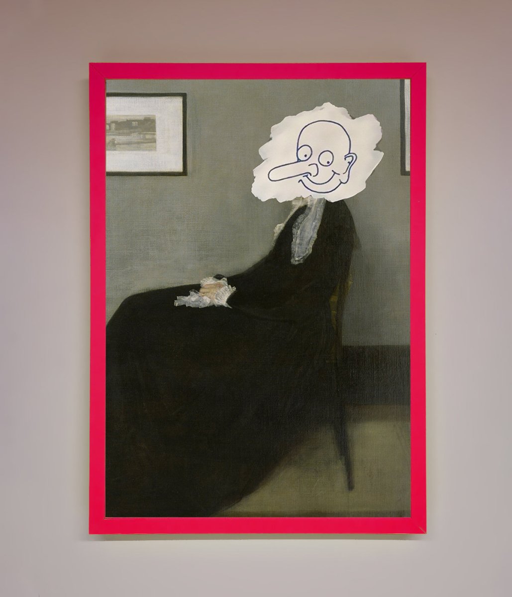 Whistlers Mother Framed Wall Art