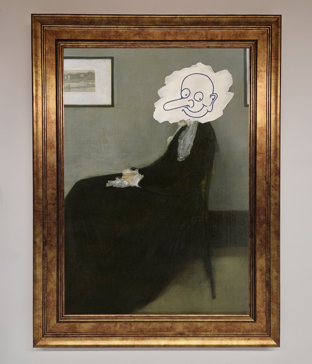 Whistlers Mother Framed Wall Art