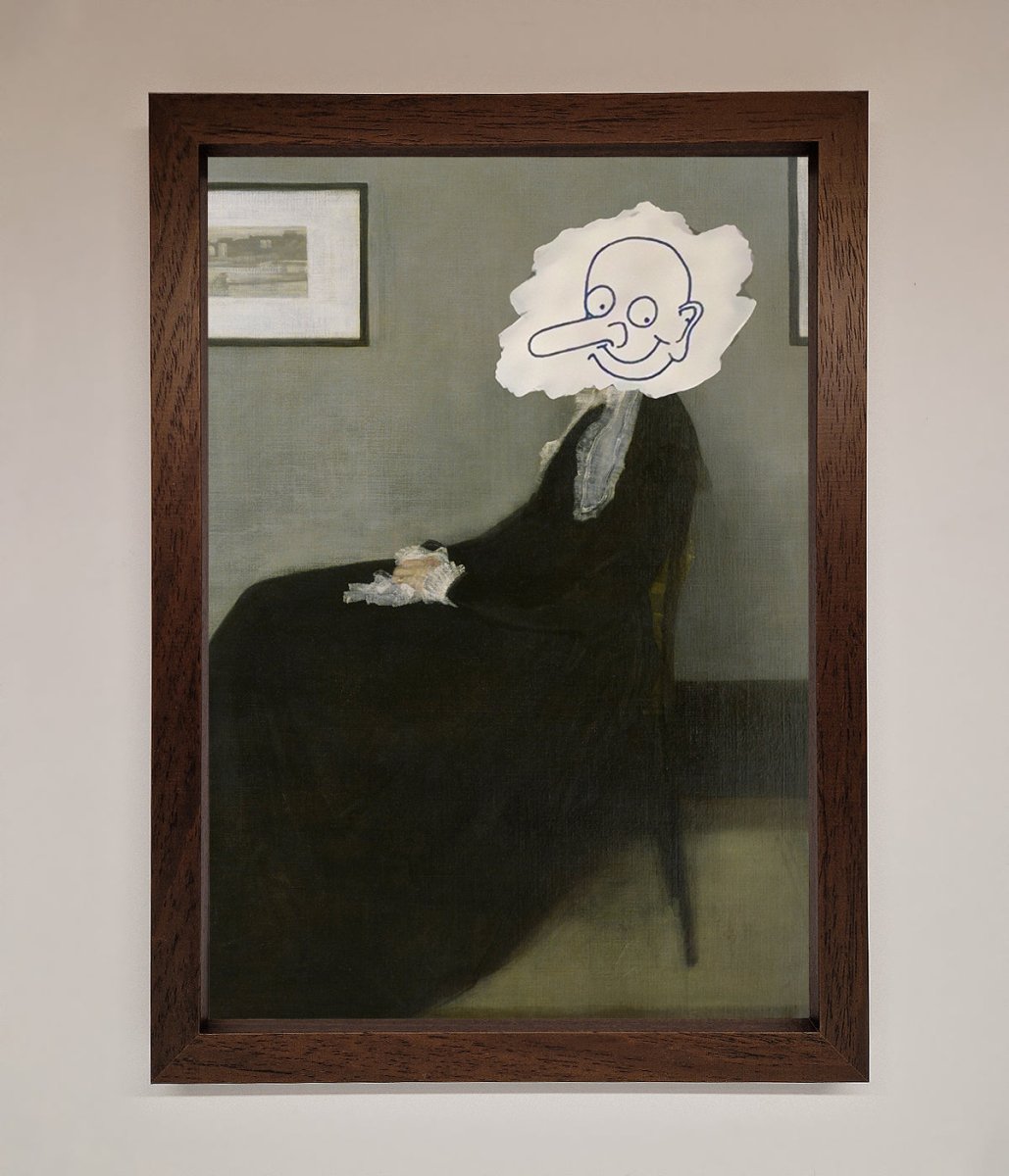 Whistlers Mother Framed Wall Art