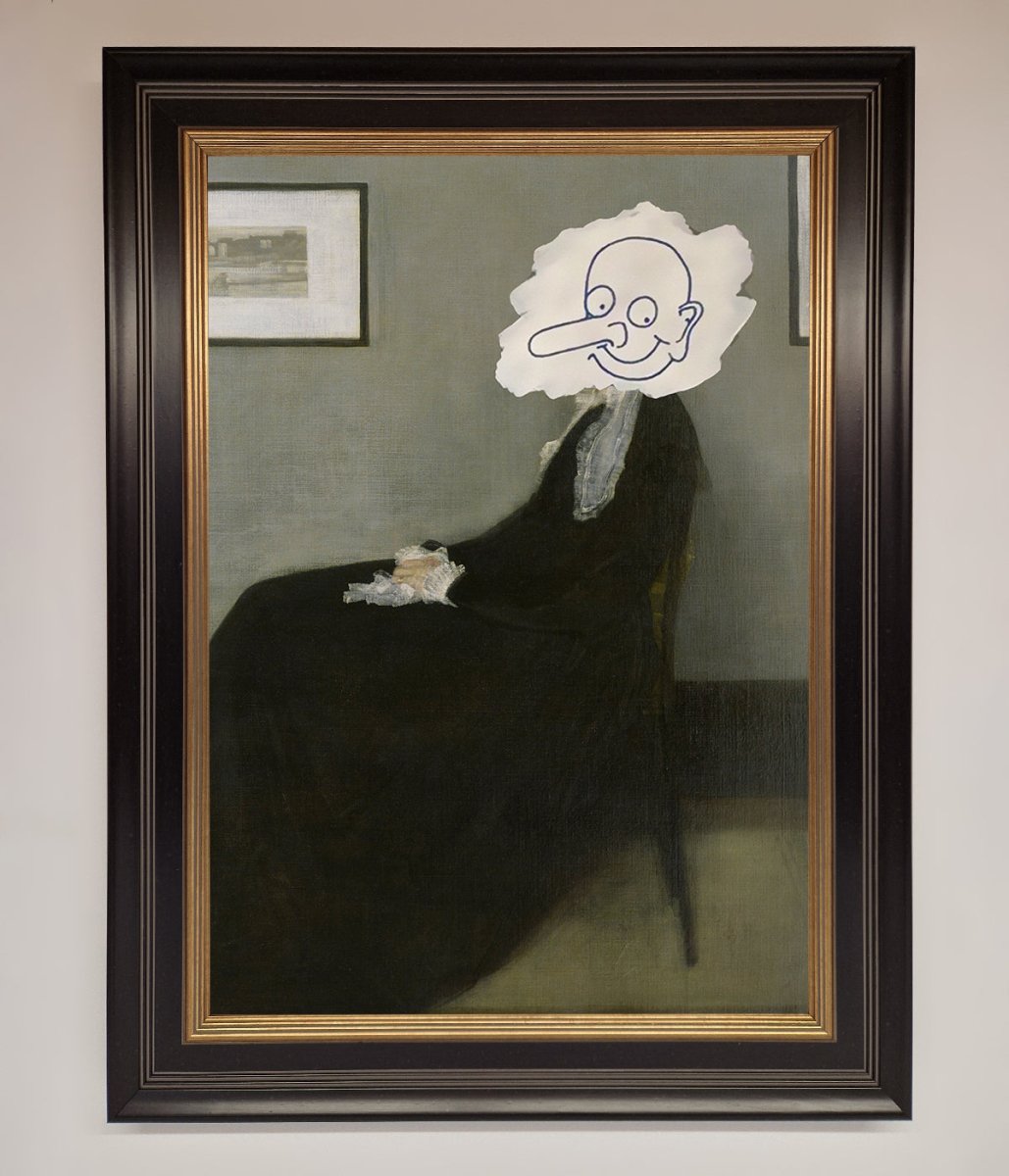 Whistlers Mother Framed Wall Art