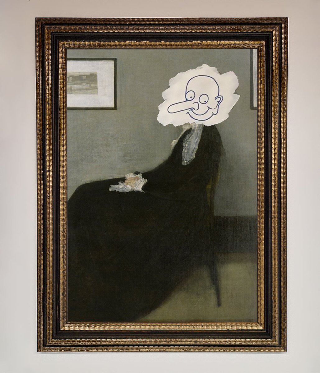 Whistlers Mother Framed Wall Art