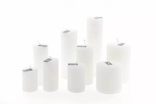 Luxury RUSTIC CANDLE - WHITE