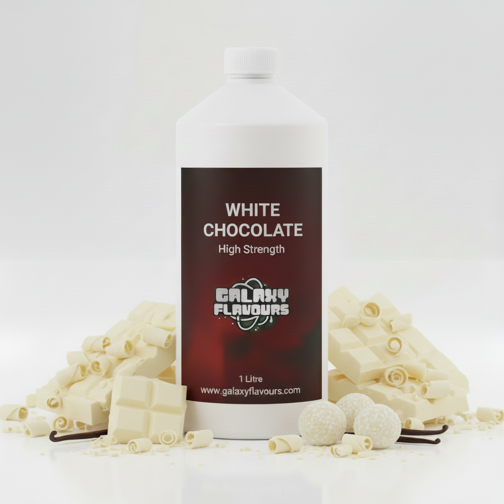 White Chocolate Food Flavouring - Professional High Strength - 1 Litre