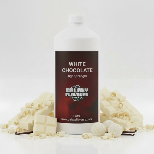 White Chocolate Food Flavouring - Professional High Strength - 1 Litre