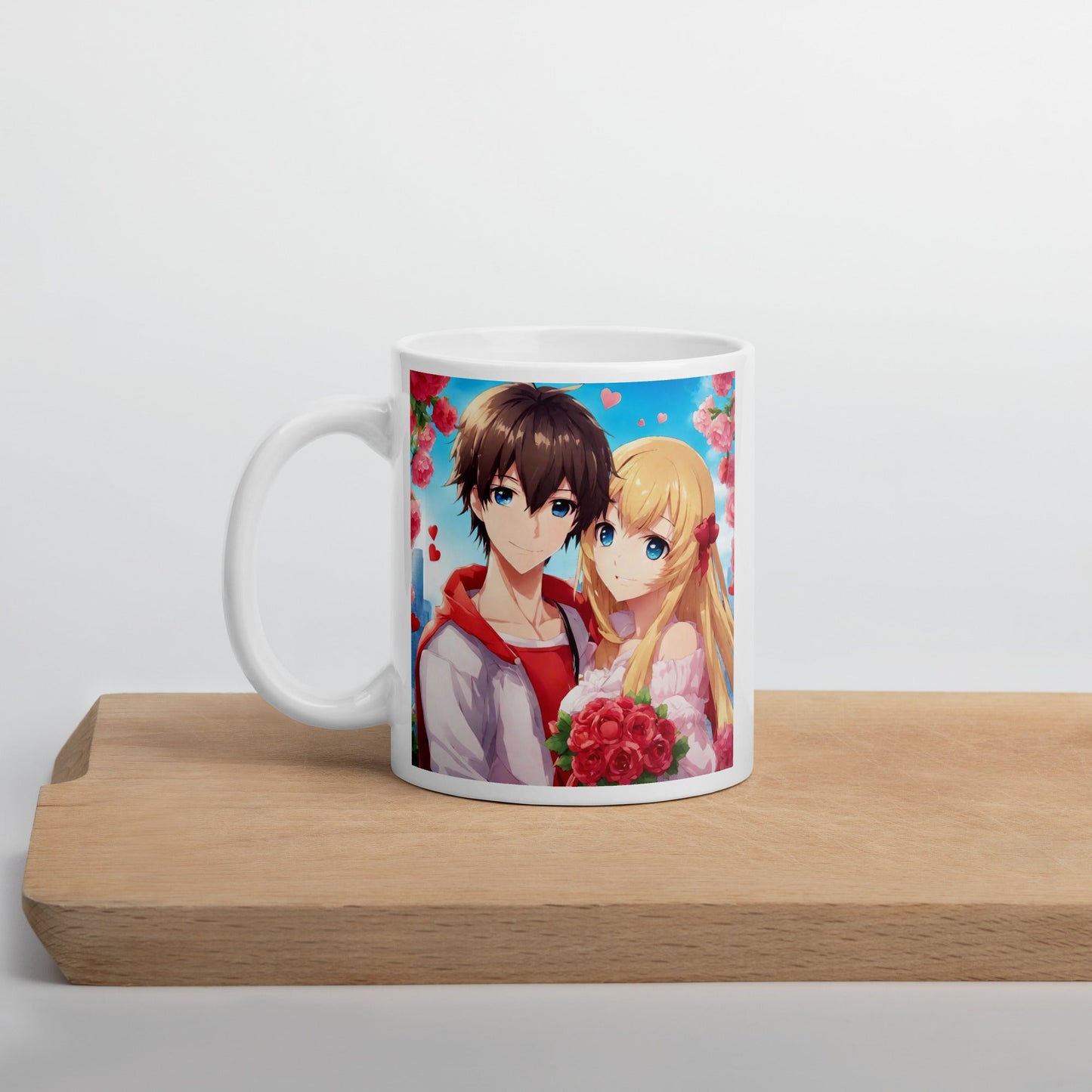 Anime White Mug — Unique AI Designed Gift