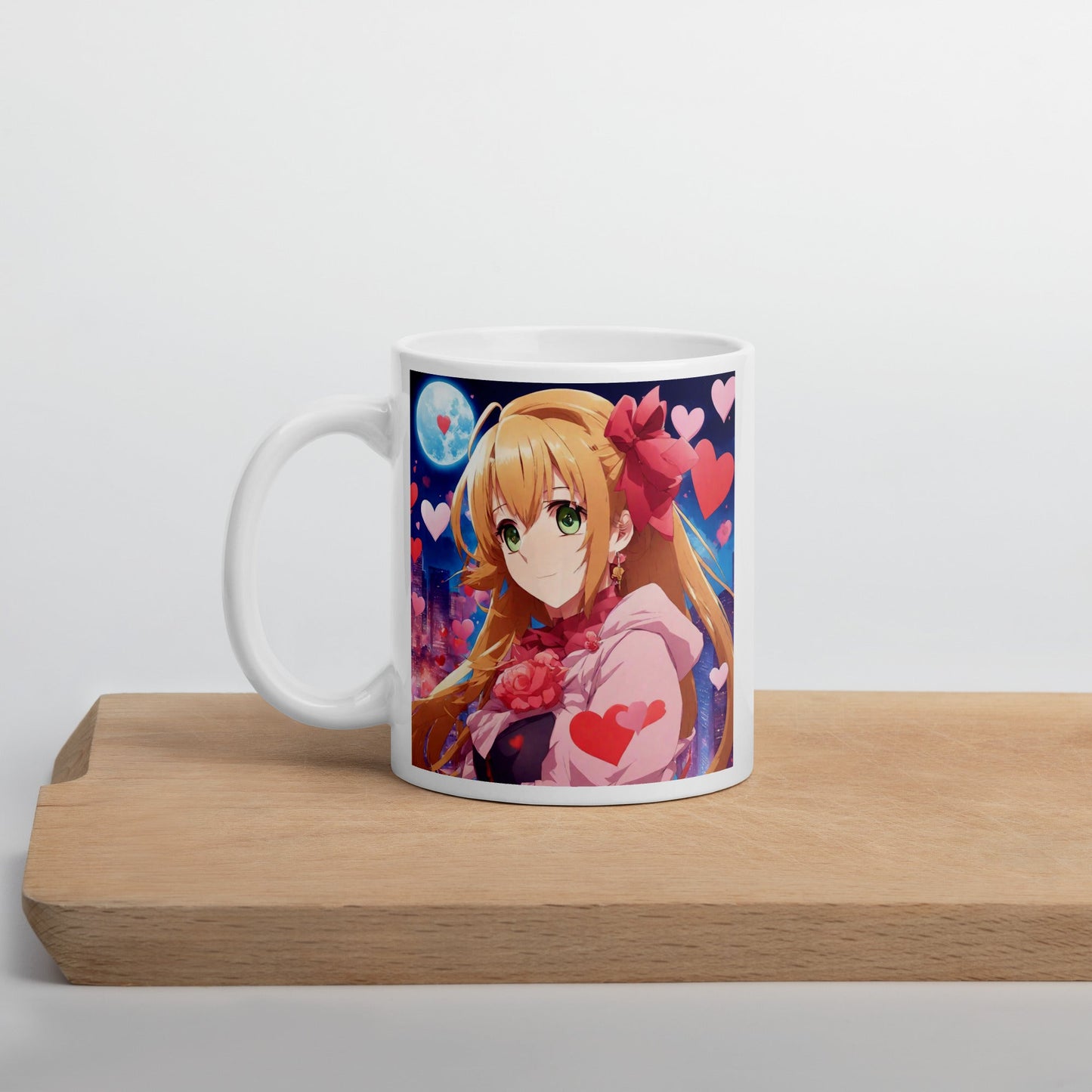 Anime White Mug — Unique AI Designed Gift