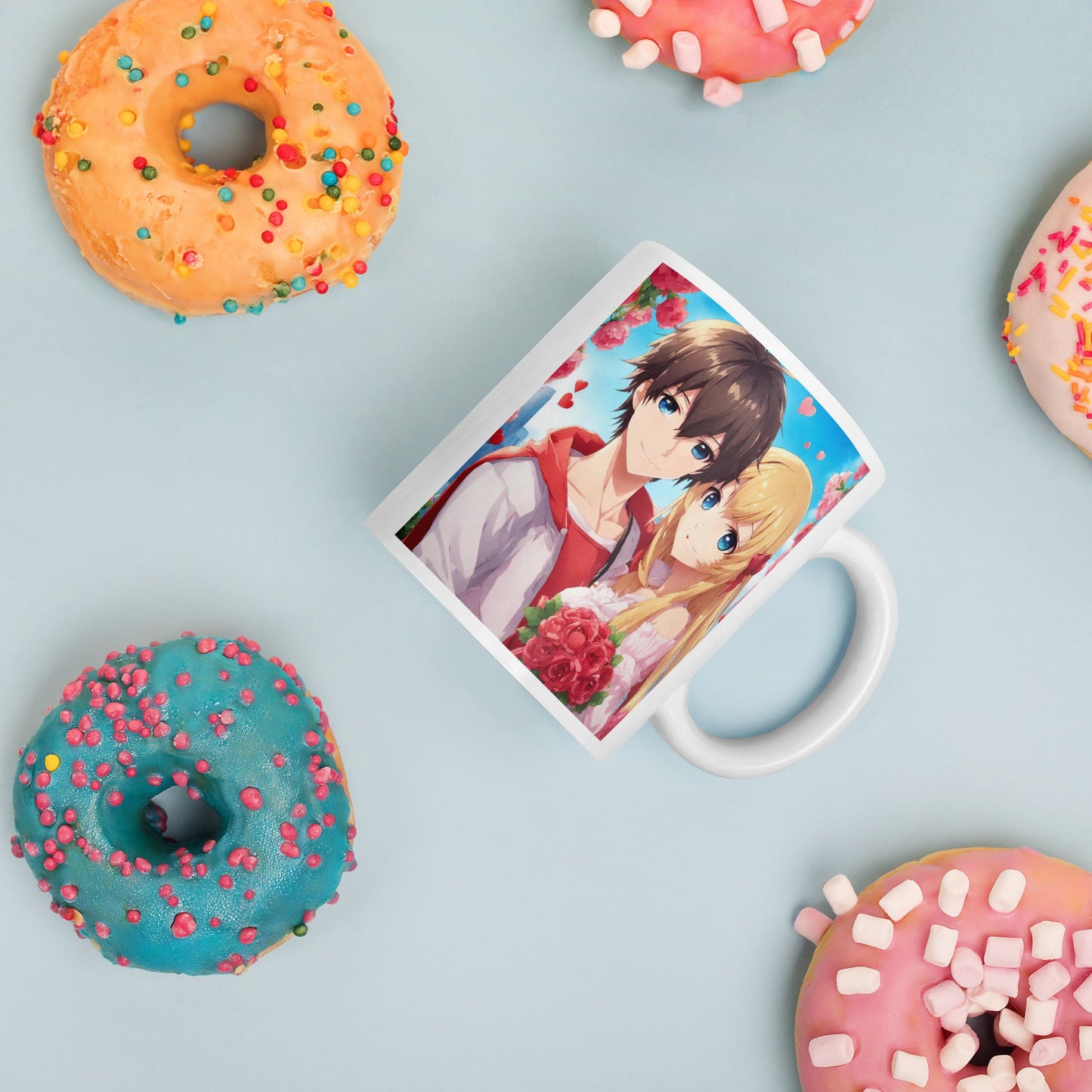 Anime White Mug — Unique AI Designed Gift