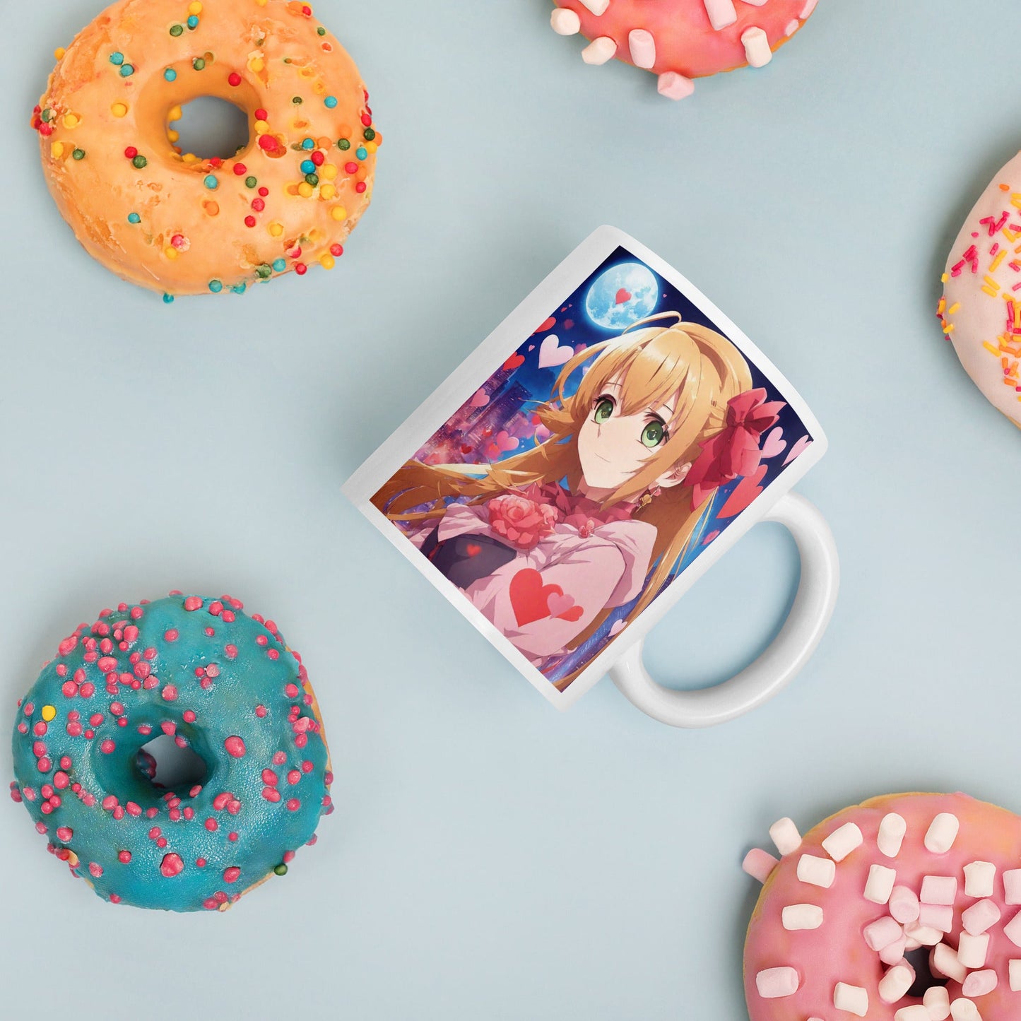 Anime White Mug — Unique AI Designed Gift