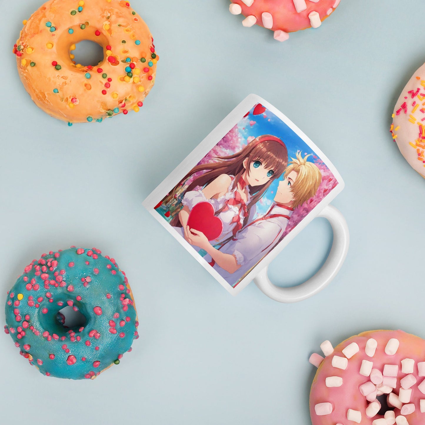 Anime White Mug — Unique AI Designed Gift