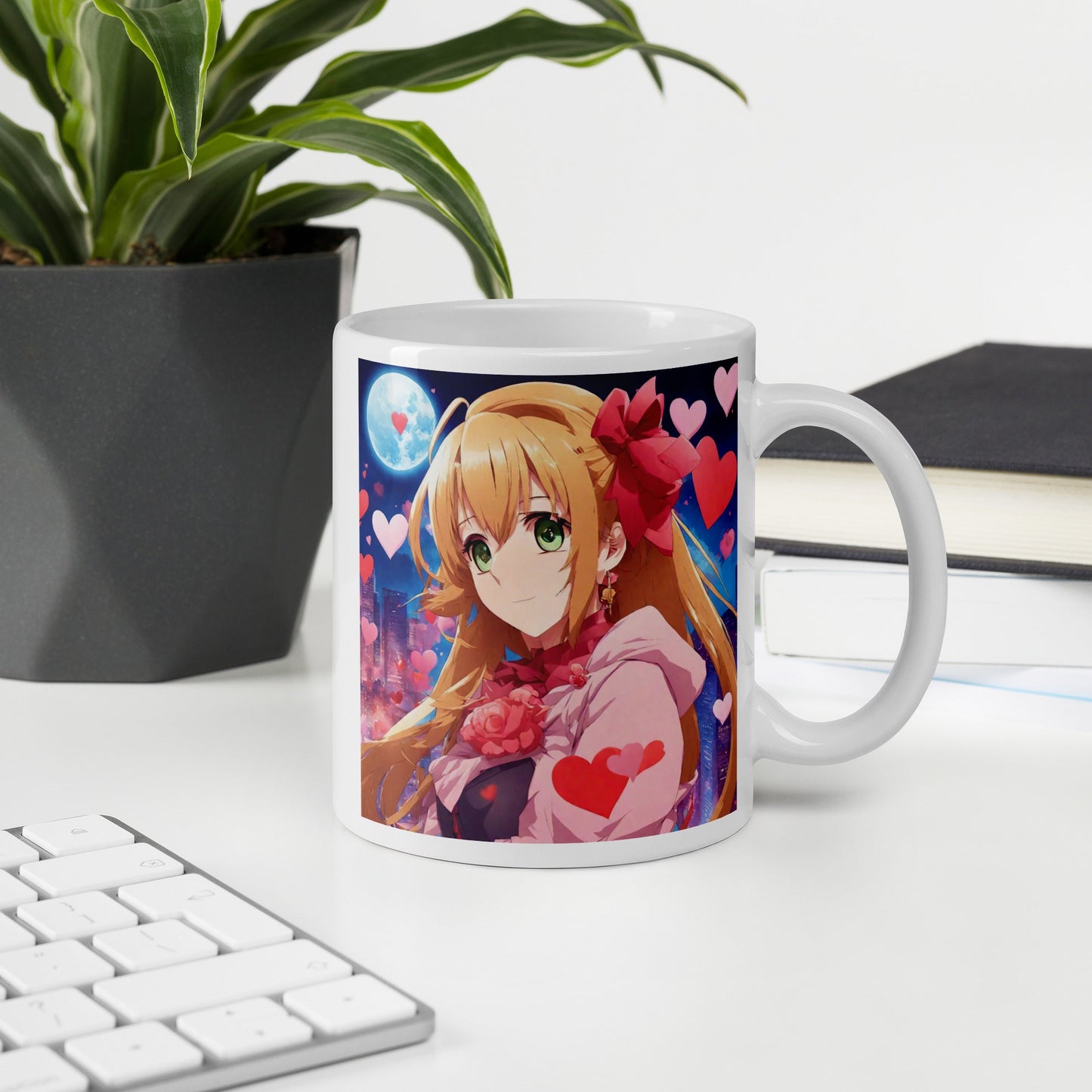 Anime White Mug — Unique AI Designed Gift