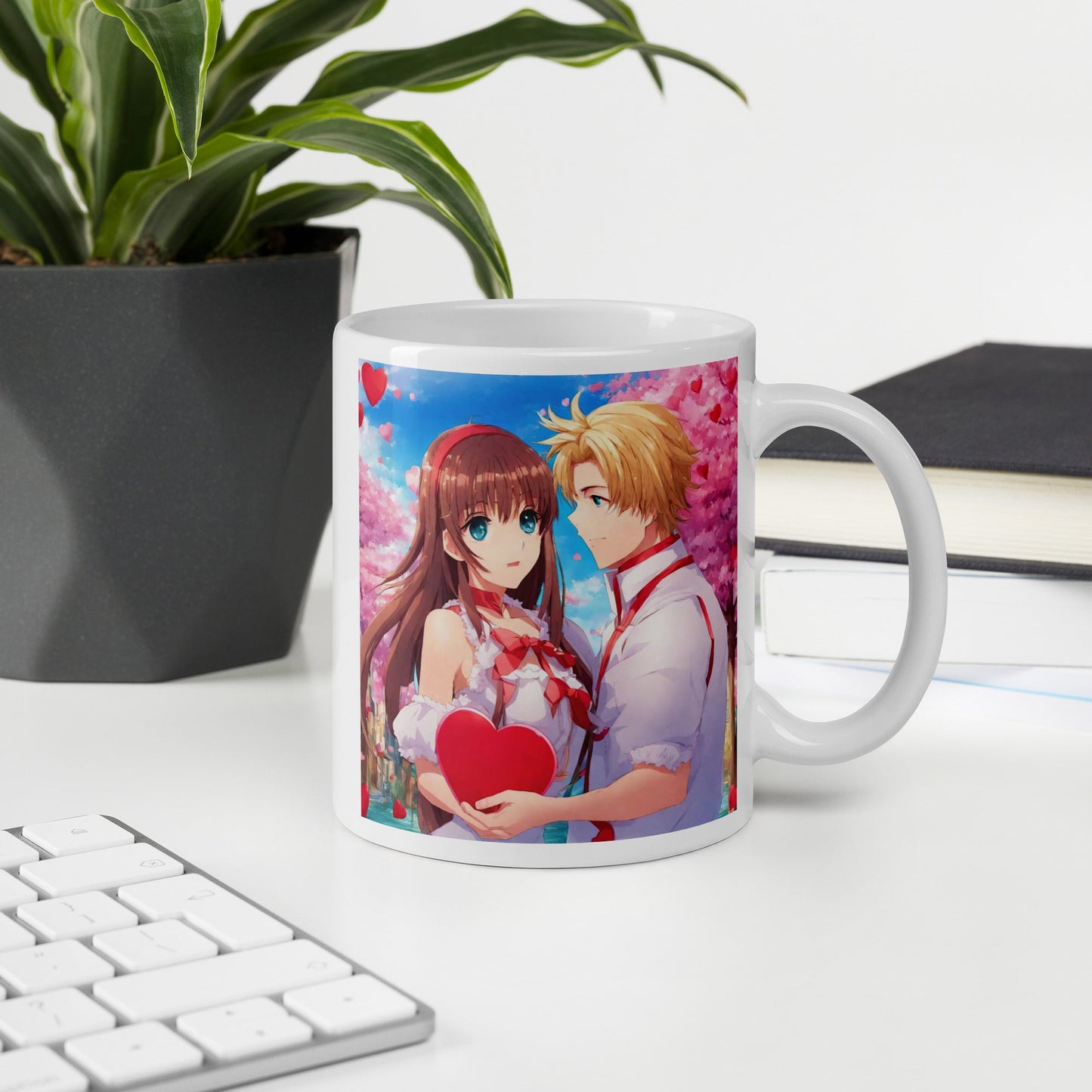 Anime White Mug — Unique AI Designed Gift